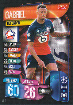 Gabriel RC LOSC Lille 2019/20 Topps Match Attax CL #LIL13